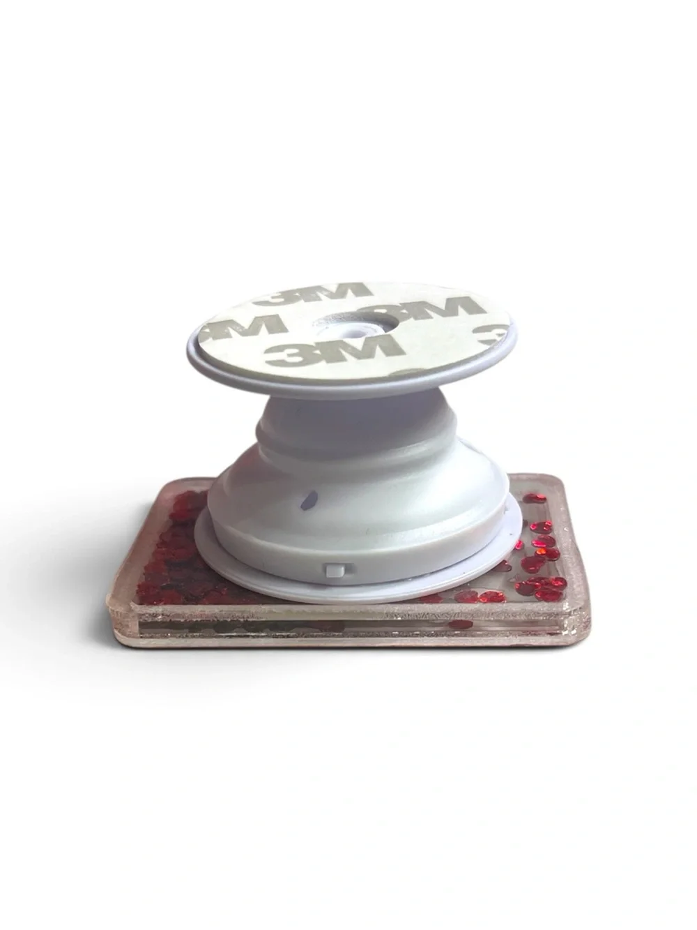 BTS Red Glitter Shaker Phone Grip